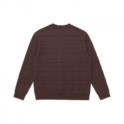 Unisex fine knit pullover with fine structured stripes, round neck and slightly oversized cut Shop Velvia