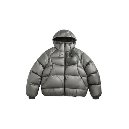 Unisex Quilted Down Jacket with Hood and Lightweight Thermal Insulation Shop Velvia