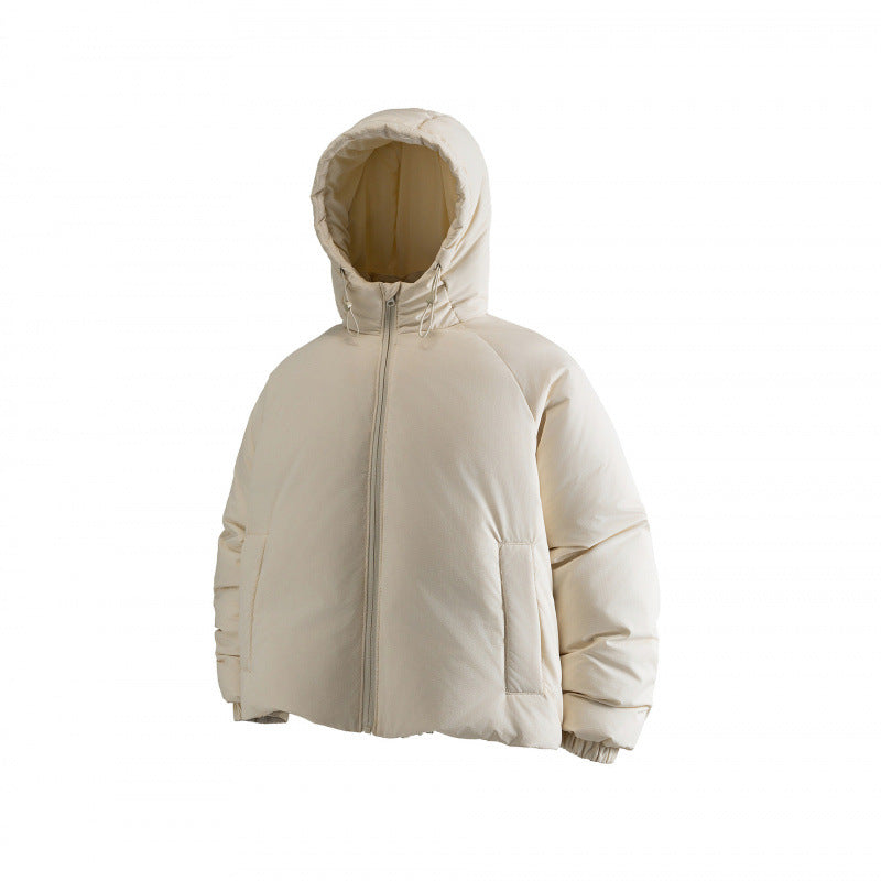 Women's Lightweight Boxy Quilted Hoodie Jacket with Drawstring, Concealed Zipper and Elastic Cuffs Shop Velvia
