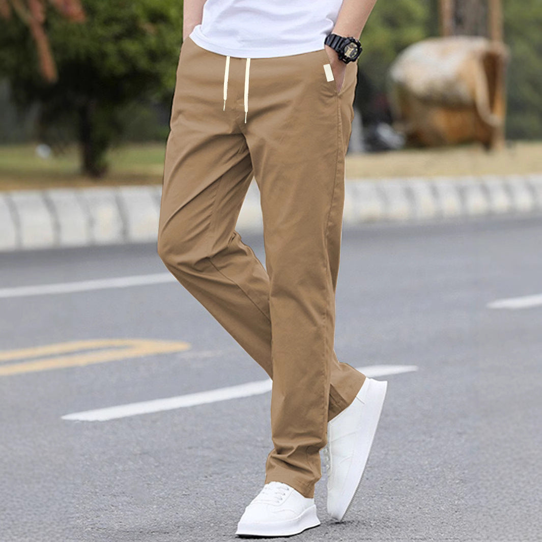 Men's sporty leisure pants with elastic waistband and modern side pockets Shop Velvia