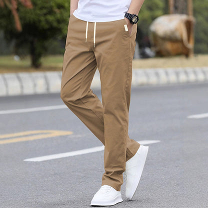 Men's sporty leisure pants with elastic waistband and modern side pockets Shop Velvia