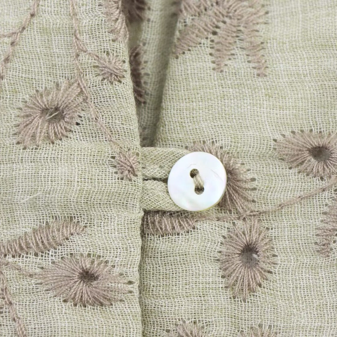 Ladies Embroidered V-Neck Boxy Blouse Jacket with Patchwork Embroidery Shop Velvia