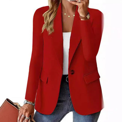 Women Modern Tailored Blazer with Elegant Button Details Shop Velvia