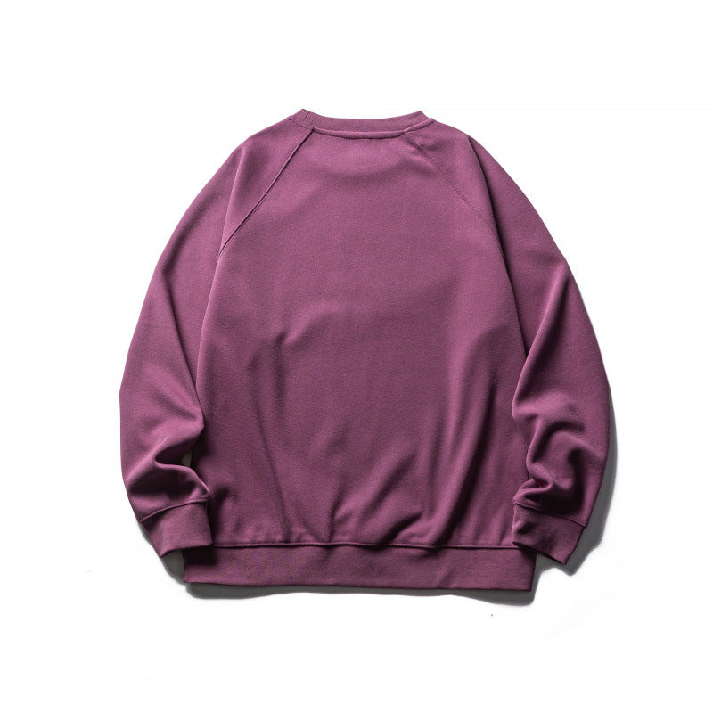 Unisex Oversize Sweatshirt in Collegiate Look with Round Neck and Raglan Sleeves Shop Velvia