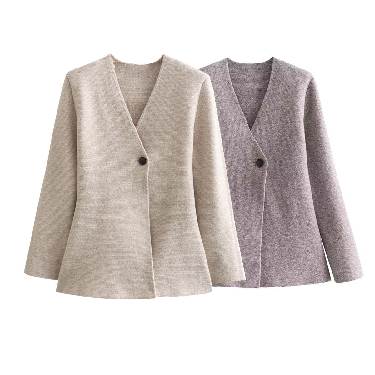 Women's fitted tailored blazer with peplum hem and single-button placket Shop Velvia