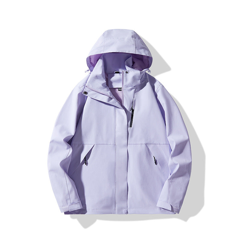 Men's Technical Waterproof Hooded Shell Jacket in Minimalist Urban Look Shop Velvia