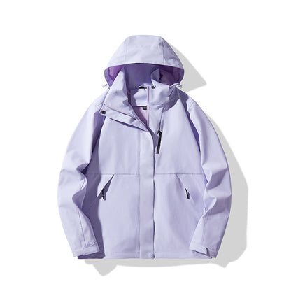 Men's Technical Waterproof Hooded Shell Jacket in Minimalist Urban Look Shop Velvia