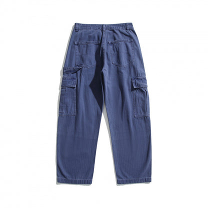 Men's Relaxed-Fit Carpenter Cargo Pants made of lightweight canvas with patch flap pockets Shop Velvia