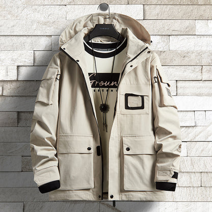 Men's Urban Tech Parka with hood, multifunctional pockets and thermal insulation Shop Velvia