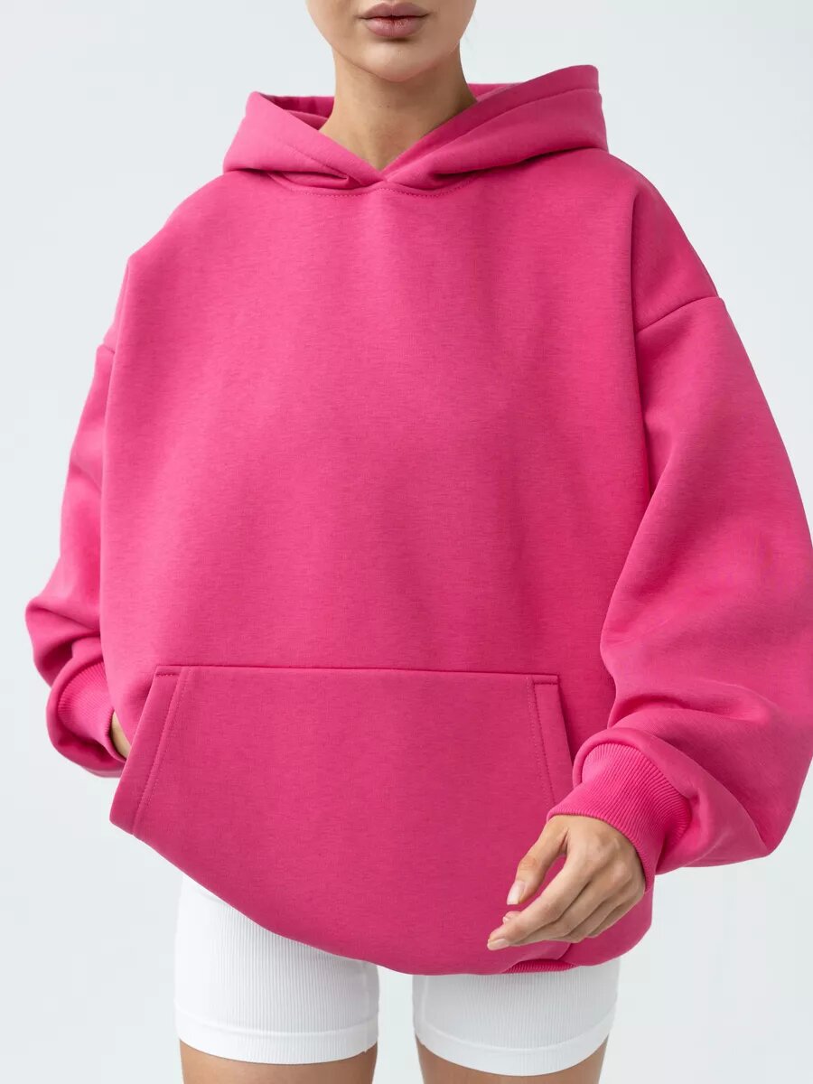Women Oversize Hoodie made of high-quality cotton blend Shop Velvia