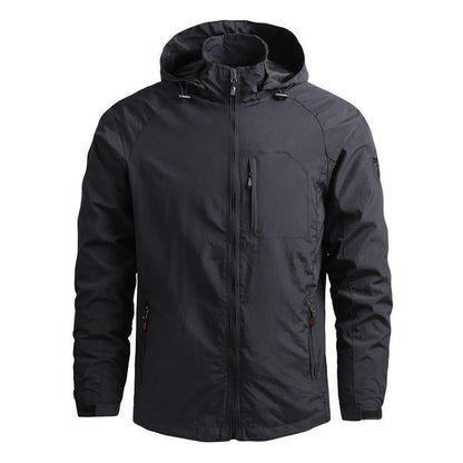 Men's Tactical-Urban Transitional Jacket with Hood, Mesh Lining and Concealed Zipper Pockets Shop Velvia