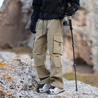 Men's Technical Outdoor Cargo Pants with Water-Repellent Stretch and Reinforced Knees Shop Velvia