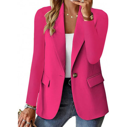 Women Modern Tailored Blazer with Elegant Button Details Shop Velvia