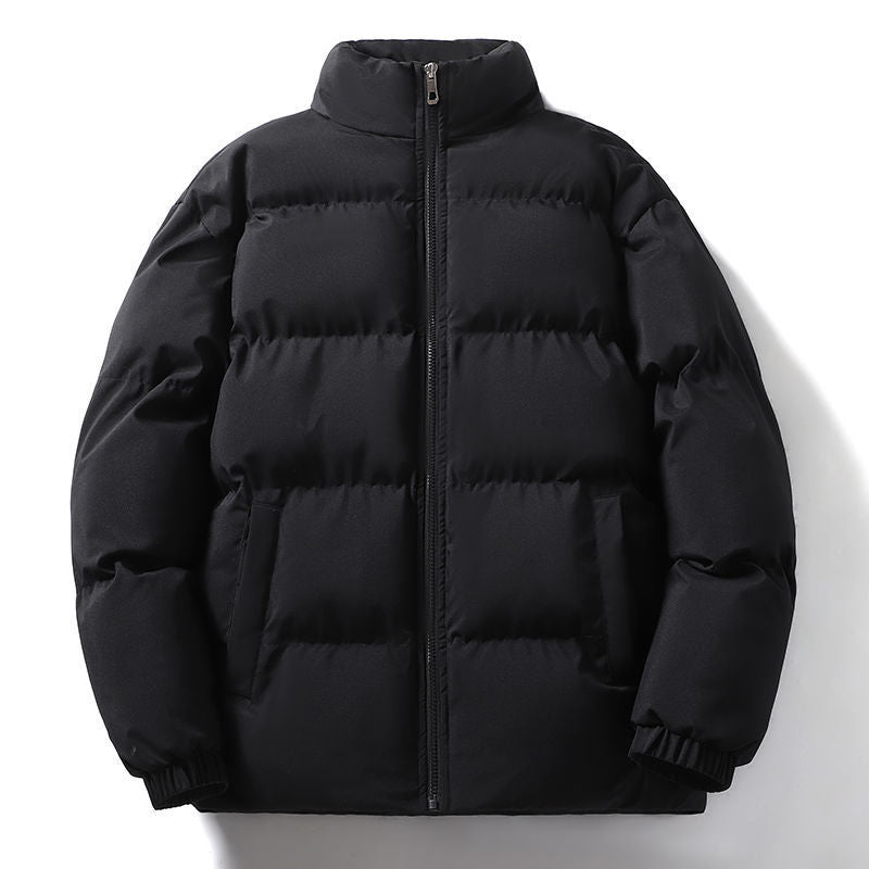 Women's Short Cut Thermal Puffer Jacket with Stand-Up Collar and Minimalist Zipper Front Shop Velvia