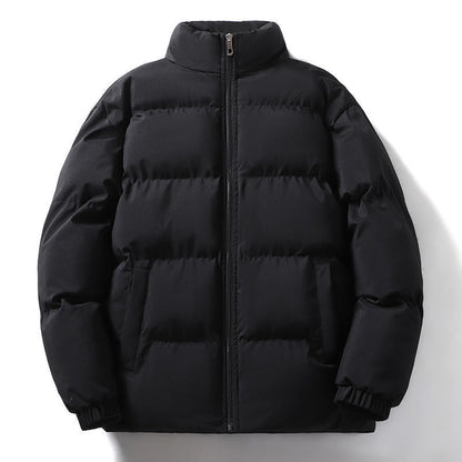 Women's Short Cut Thermal Puffer Jacket with Stand-Up Collar and Minimalist Zipper Front Shop Velvia
