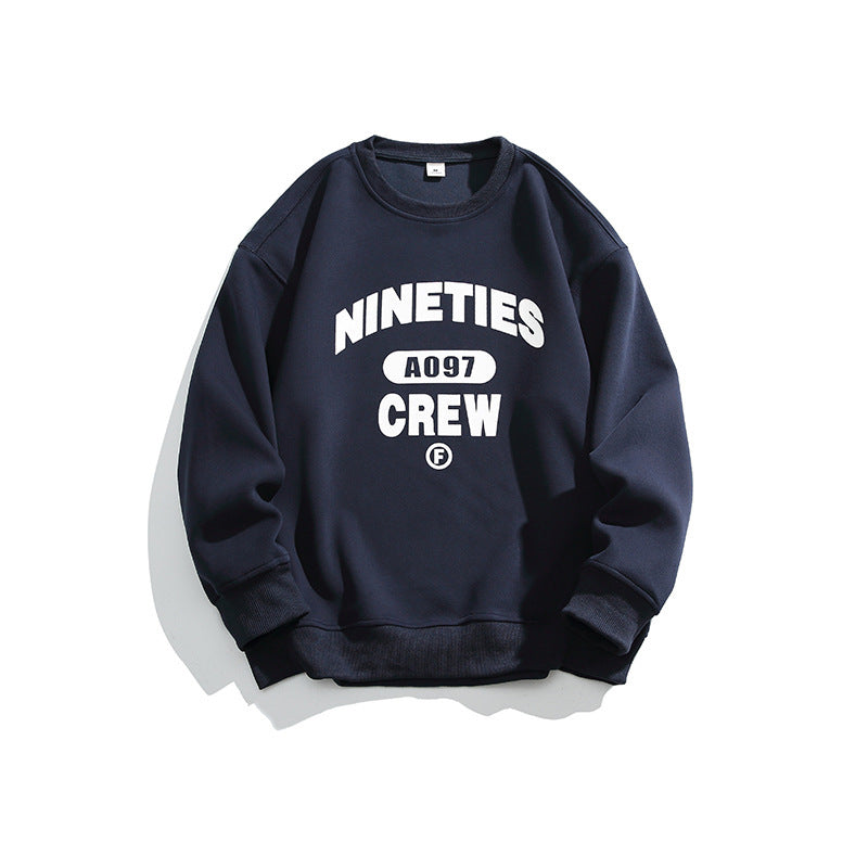 Unisex Oversized Sweatshirt with Round Neck and Distinctive College Print Shop Velvia