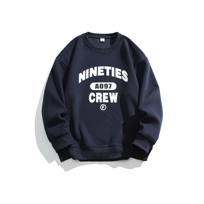 Unisex Oversized Sweatshirt with Round Neck and Distinctive College Print Shop Velvia