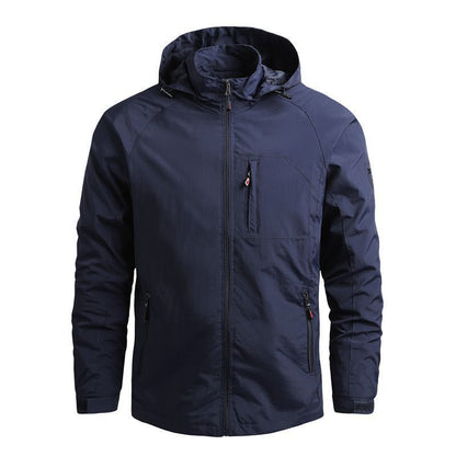Men's Tactical-Urban Transitional Jacket with Hood, Mesh Lining and Concealed Zipper Pockets Shop Velvia