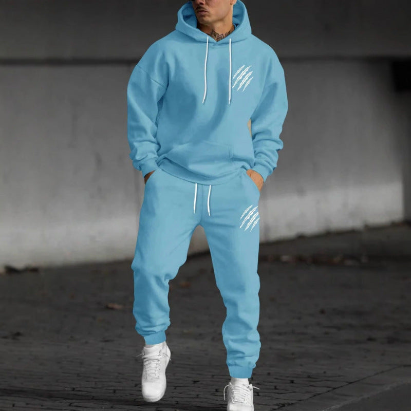 Men's tracksuit with modern graphic design and practical pockets Shop Velvia
