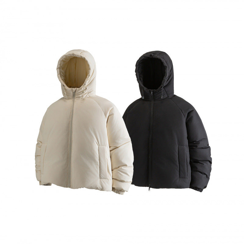Women's Lightweight Boxy Quilted Hoodie Jacket with Drawstring, Concealed Zipper and Elastic Cuffs Shop Velvia