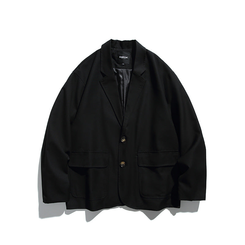 Men's Oversize Blazer in Boxy Cut with Flap Pockets and Light Padding Shop Velvia