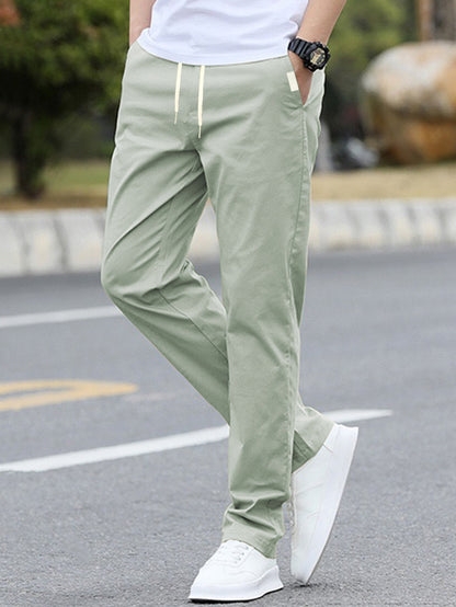 Men's sporty leisure pants with elastic waistband and modern side pockets Shop Velvia