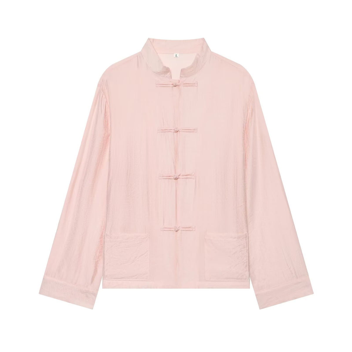 Unisex Lightweight Cotton Tunic with Stand-Up Collar and Traditional Frog Button Closure Shop Velvia