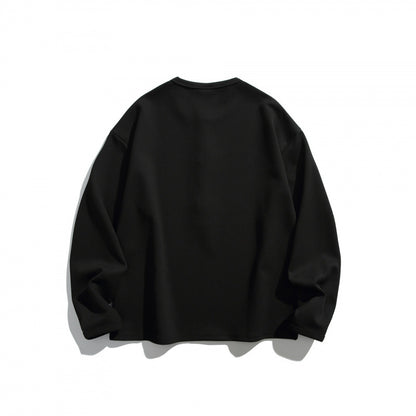 Unisex waffle texture Henley shirt with button placket and oversized fit Shop Velvia