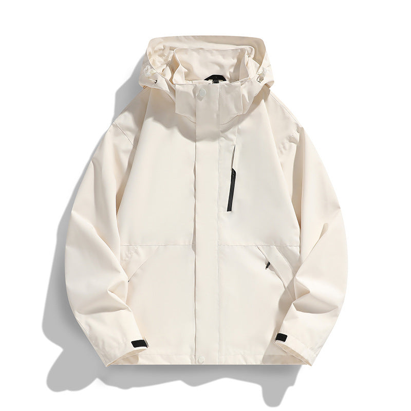 Women Oversize Softshell Hooded Jacket with Drop Shoulder, Concealed Zippers and Drawstring Shop Velvia
