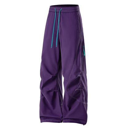 Men's Baggy Cargo Pants with Elastic Waistband, Multifunctional Pockets, and Adjustable Hem Shop Velvia