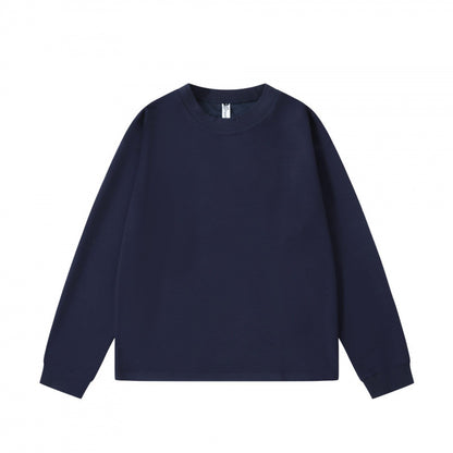 Unisex Oversized-Long Sleeve-Sweatshirt with Round Neck, French-Terry Quality and Ribbed Cuffs Shop Velvia