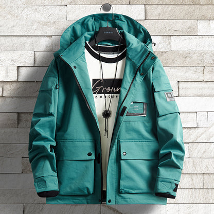 Men's Urban Tech Parka with hood, multifunctional pockets and thermal insulation Shop Velvia