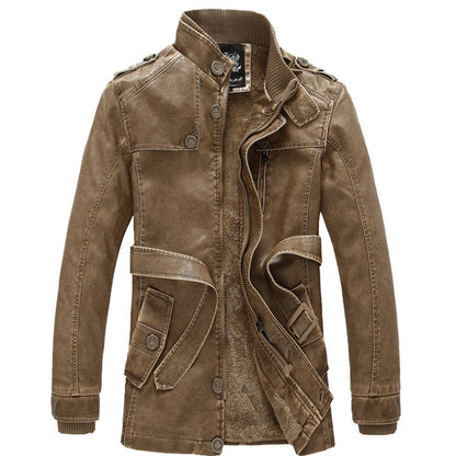 Men's Thermal Denim Parka with Sherpa Lining, High Collar and Multifunctional Pockets Shop Velvia