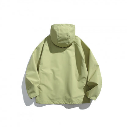 Unisex Lightweight Tech Rain Jacket with Asymmetrical Zipper Shop Velvia