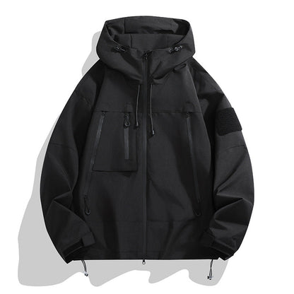 Women's Technical Outdoor Jacket with Adjustable Hood System and Multifunctional Pockets Shop Velvia
