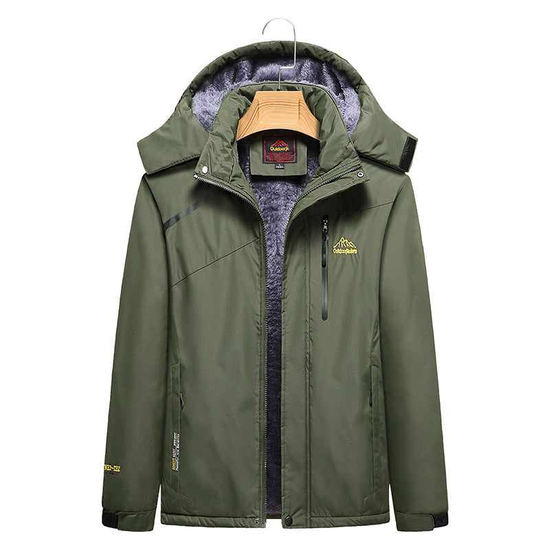 Women's Quilted Winter Jacket with Fleece Lining, Removable Hood, and Waterproof Softshell Outer Layer Shop Velvia