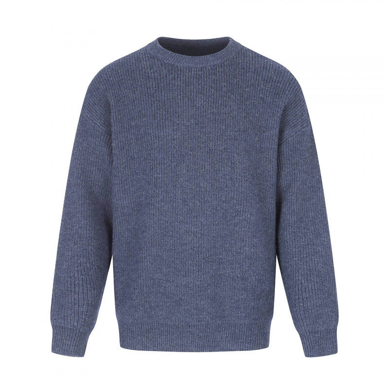 Unisex Soft Oversized Ribbed Sweater with Relaxed Fit and Tonal Texture Shop Velvia