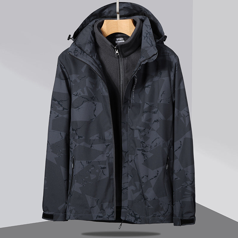 Women's two-layer softshell jacket with removable fleece inner jacket and hood Shop Velvia
