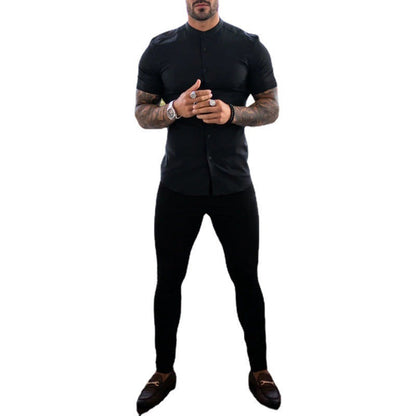 Men's Slim-Fit Chino Pants with Modern Design and Elastic Waist Shop Velvia