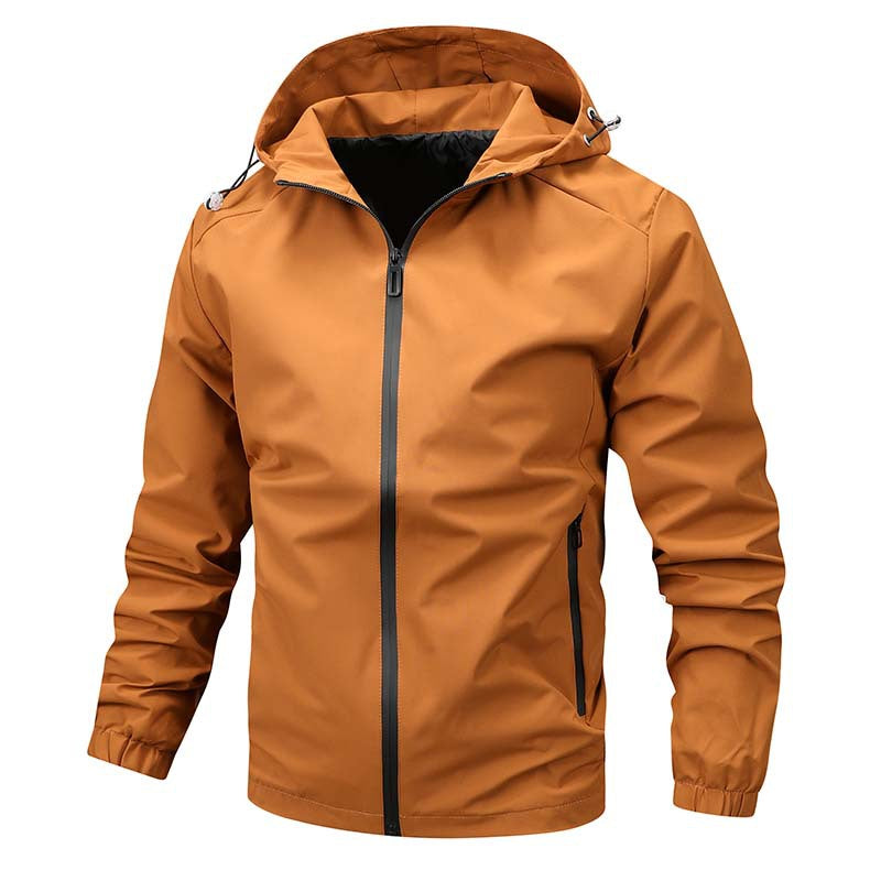 Men's Lightweight Softshell Hooded Jacket with Water-Repellent Membrane and Sealed Zippers Shop Velvia