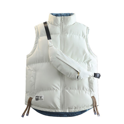 Ladies Modern Quilted Outdoor Vest with Integrated Belt Pocket System and High Stand Collar Shop Velvia