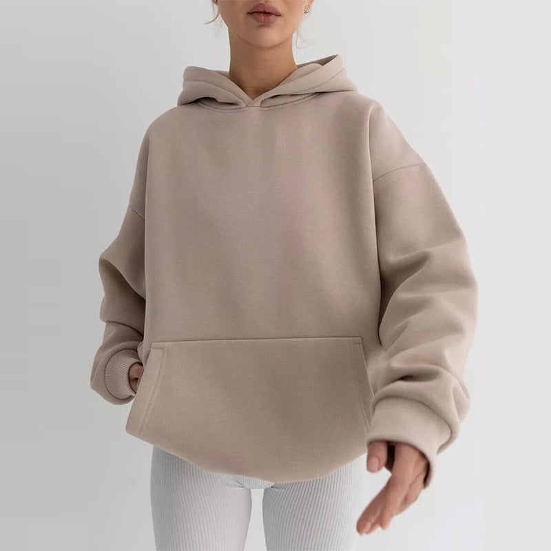 Women Oversize Hoodie made of high-quality cotton blend Shop Velvia