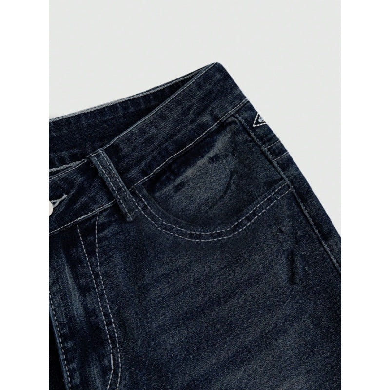 Women Bootcut Jeans with elaborate embroidery and high waist Shop Velvia