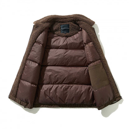 Unisex Padded Vest with Teddy Collar, Zipper and Elastic Hem Shop Velvia
