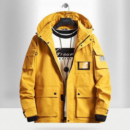 Men's Urban Tech Parka with hood, multifunctional pockets and thermal insulation Shop Velvia