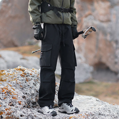 Men's Technical Outdoor Cargo Pants with Water-Repellent Stretch and Reinforced Knees Shop Velvia