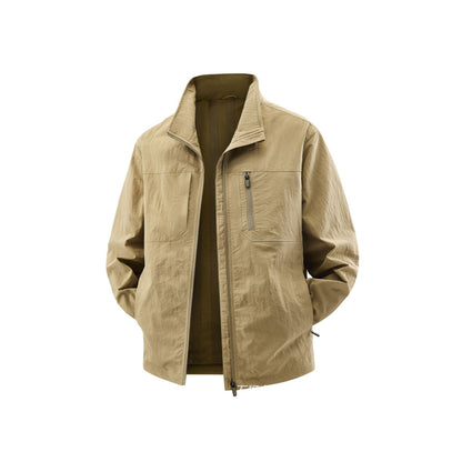 Men's Lightweight Field Utility Jacket with Mesh Lining, Stand-Up Collar and Zipper Pockets Shop Velvia