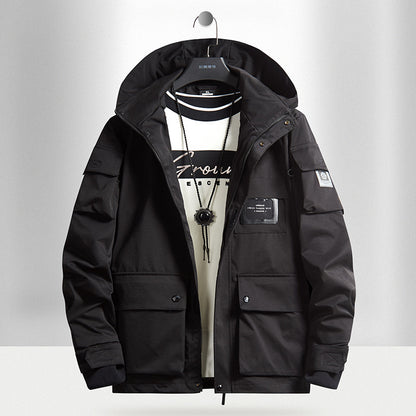 Men's Urban Tech Parka with hood, multifunctional pockets and thermal insulation Shop Velvia