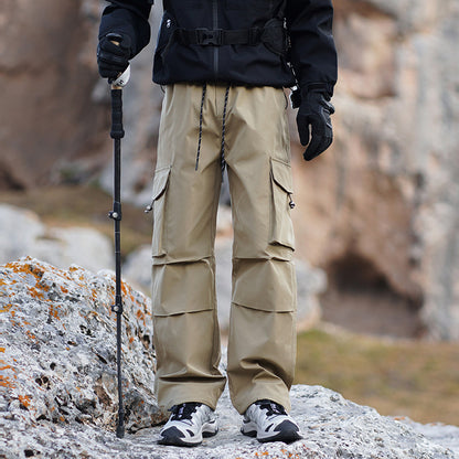 Men's Technical Outdoor Cargo Pants with Water-Repellent Stretch and Reinforced Knees Shop Velvia