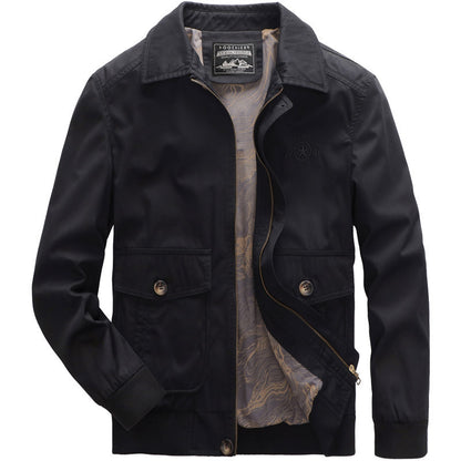 Men's lightweight field bomber jacket with stand-up collar and flap pockets Shop Velvia